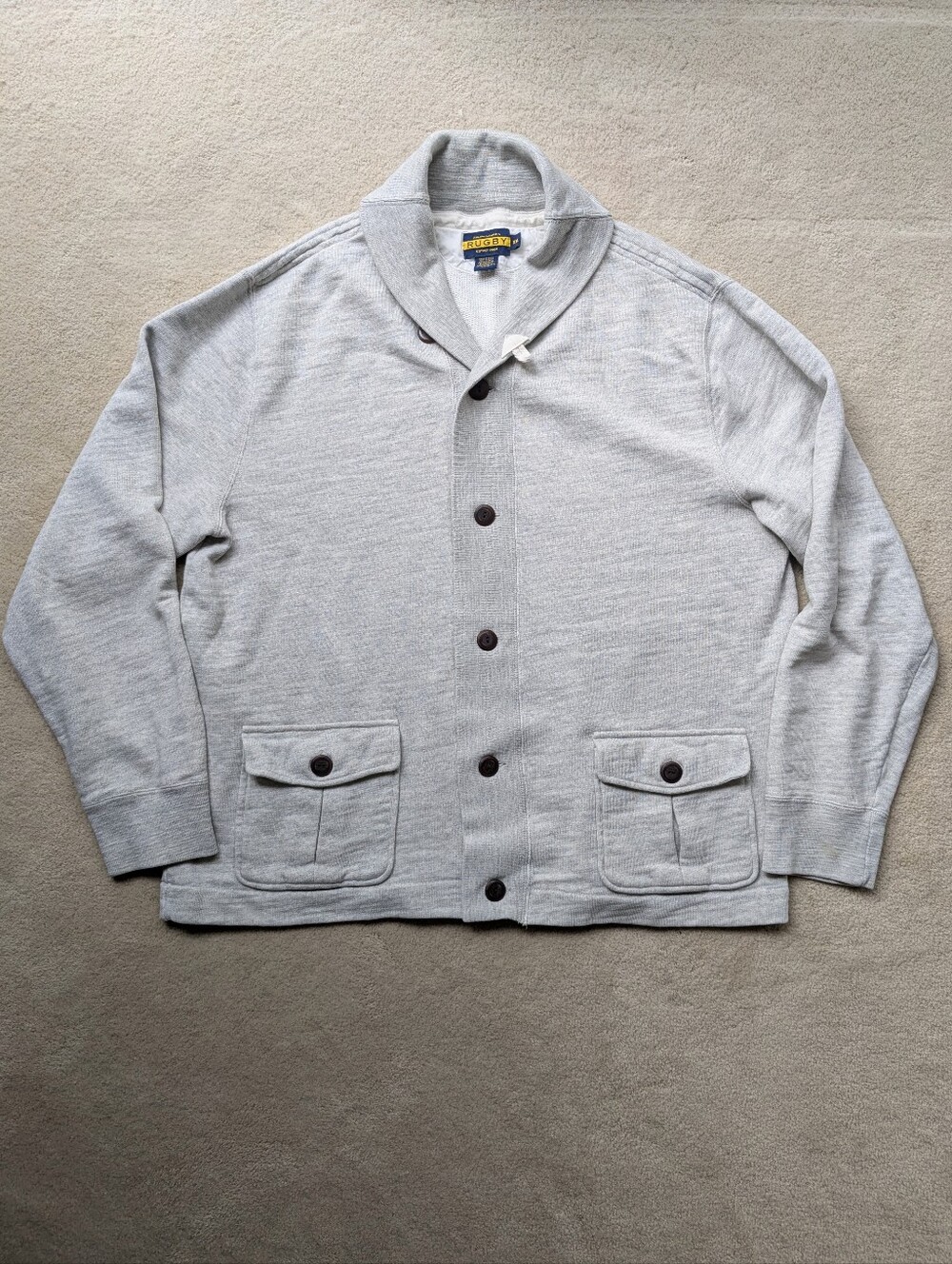 Ralph Lauren Rugby Collar Cardigan Sweater - XXL